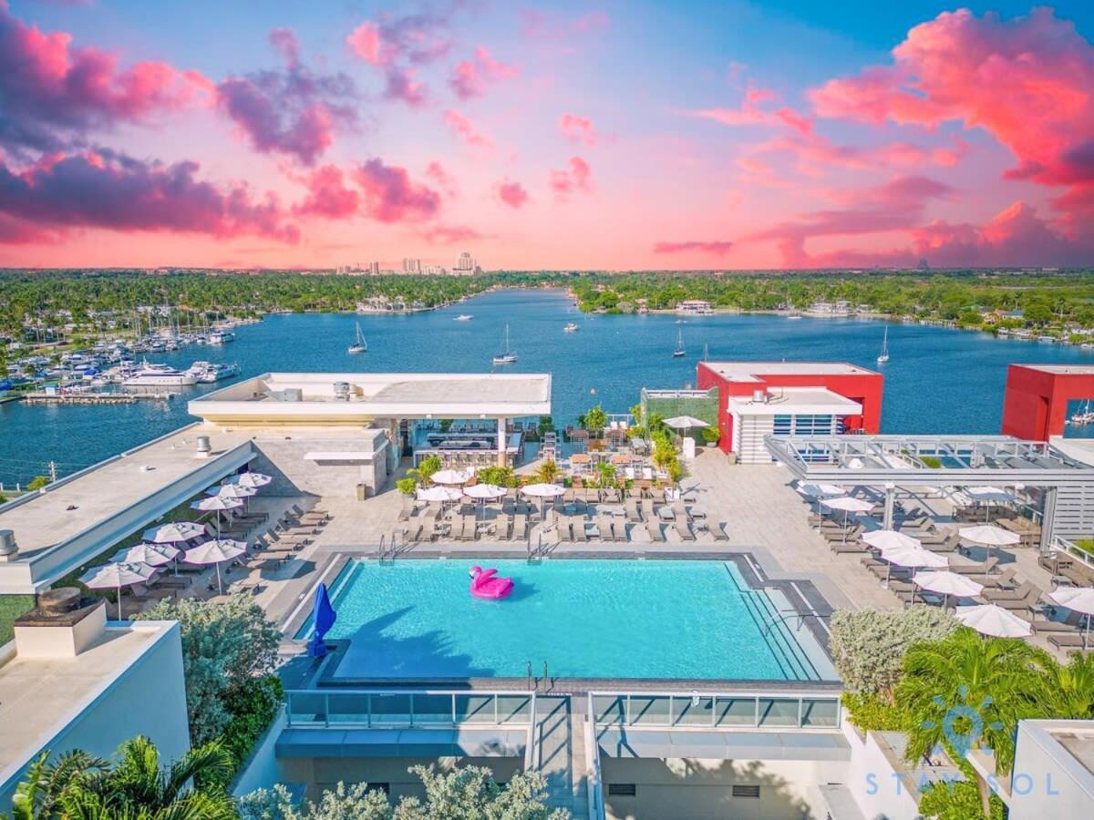 Rooftop Pool & Hot Tub - Gym - Hollywood Beach Екстер'єр фото