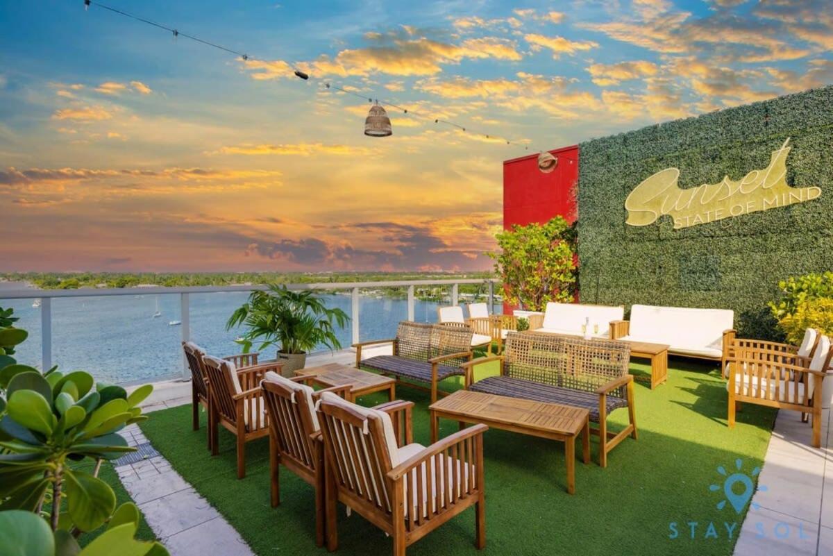 Rooftop Pool & Hot Tub - Gym - Hollywood Beach Екстер'єр фото