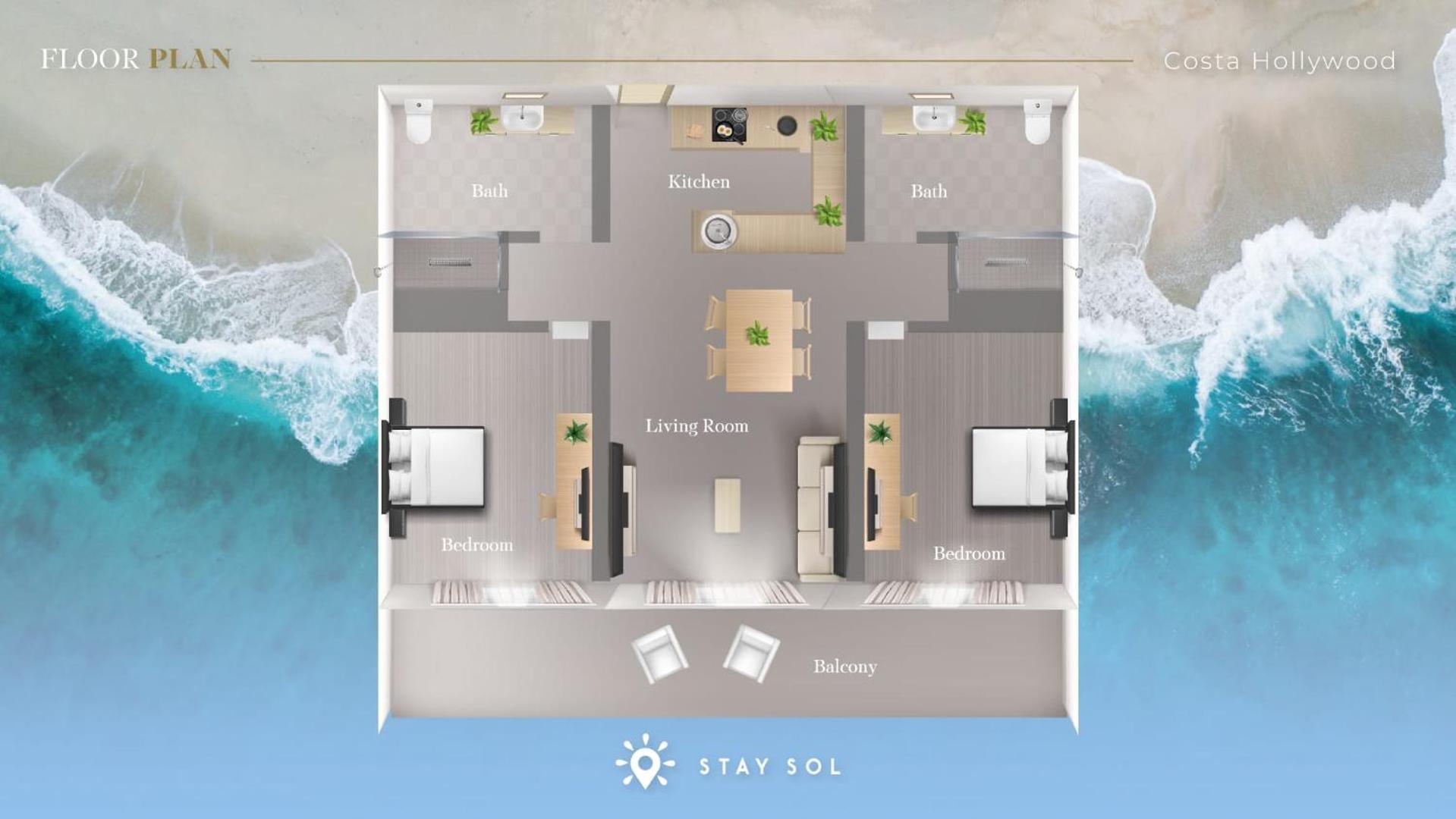 Rooftop Pool & Hot Tub - Gym - Hollywood Beach Екстер'єр фото